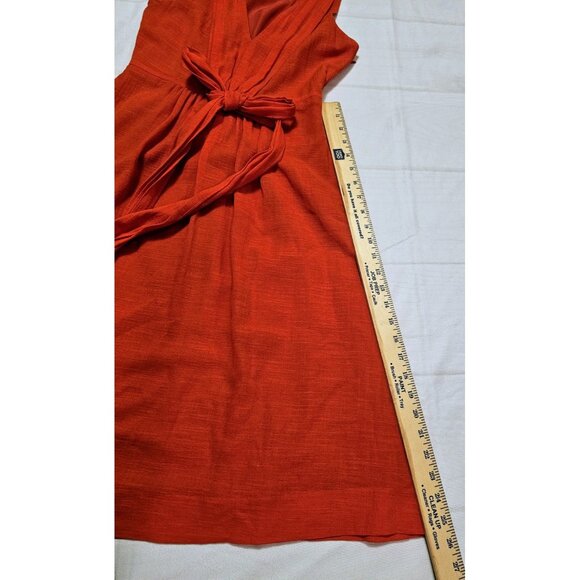 J Crew Elinor Dress Linen Blend Women's Size 0 Boho Summer Spring - Picture 5 of 9